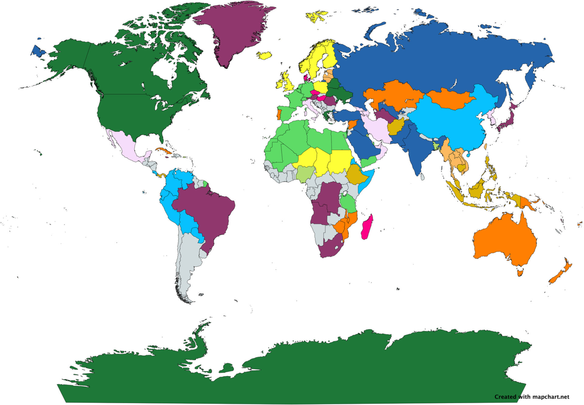 The reconstructed political map of Game Two based on available records